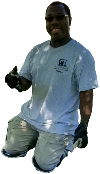 Marcus Williams, owner of Williams Lawn Care Services